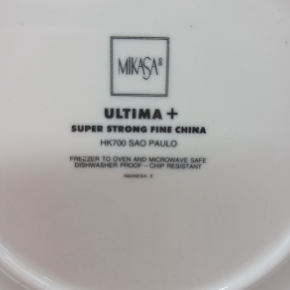 Lot Of 3 Mikasa Sao Paulo Soup Bowls Fine China Ultima+ Super Strong 9.5" HK700 - Picture 7 of 11